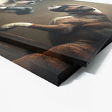 Dogs Boxing 7 Wall Art