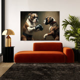 Dogs Boxing 7 Wall Art