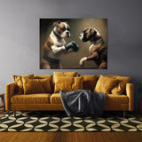 Dogs Boxing 7 Wall Art