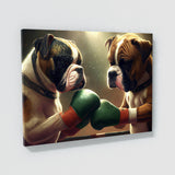 Dogs Boxing 8 Wall Art