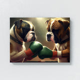 Dogs Boxing 8 Wall Art