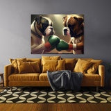 Dogs Boxing 8 Wall Art
