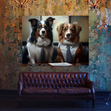 Dogs Business Monkeys 13 Wall Art