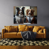 Dogs Business Monkeys 13 Wall Art