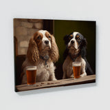 Dogs Drinking Beer 76 Wall Art