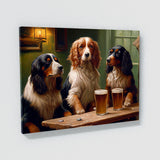 Dogs Drinking Beer 77 Wall Art