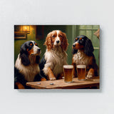 Dogs Drinking Beer 77 Wall Art