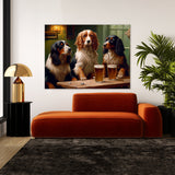 Dogs Drinking Beer 77 Wall Art