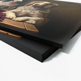 Dogs Drinking Wine 64 Wall Art