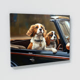 Dogs Driving A Car 42 Wall Art