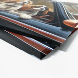 Dogs Driving A Car 42 Wall Art