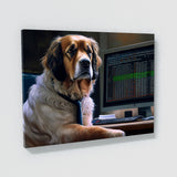 Dogs Financial Day Trader 1 Wall Art