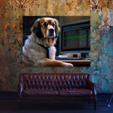 Dogs Financial Day Trader 1 Wall Art