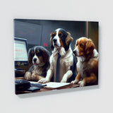 Dogs Financial Day Trader 3 Wall Art