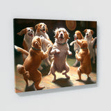 Dogs Having A Dance Party 28 Wall Art