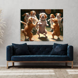 Dogs Having A Dance Party 28 Wall Art