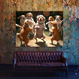 Dogs Having A Dance Party 28 Wall Art
