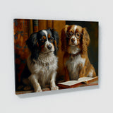 Dogs Librarian Monkeys 37 Wall Art