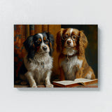 Dogs Librarian Monkeys 37 Wall Art