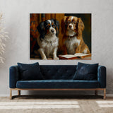 Dogs Librarian Monkeys 37 Wall Art