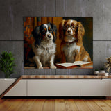Dogs Librarian Monkeys 37 Wall Art