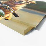 Dogs On A Motorcycle 80 Wall Art