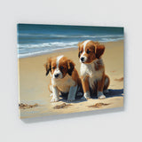 Dogs On The Beach 27 Wall Art