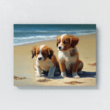 Dogs On The Beach 27 Wall Art