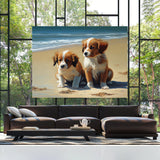 Dogs On The Beach 27 Wall Art
