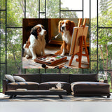 Dogs Painting A Painting 51 Wall Art