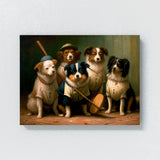 Dogs Playing Baseball 26 Wall Art