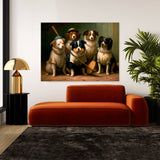 Dogs Playing Baseball 26 Wall Art