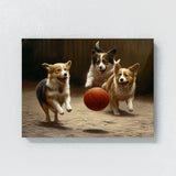 Dogs Playing Basketball 11 Wall Art
