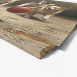 Dogs Playing Basketball 11 Wall Art