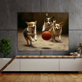 Dogs Playing Basketball 11 Wall Art