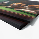 Dogs Playing Billard 4 Wall Art