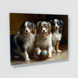 Dogs Playing Bowling 54 Wall Art