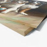 Dogs Playing Bowling 54 Wall Art