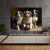 Dogs Playing Bowling 54 Wall Art