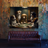 Dogs Playing Cards 93 Wall Art