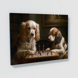 Dogs Playing Chess 15 Wall Art