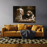 Dogs Playing Chess 15 Wall Art