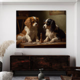 Dogs Playing Chess 16 Wall Art