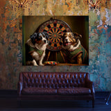 Dogs Playing Darts 22 Wall Art