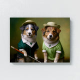 Dogs Playing Golf 20 Wall Art