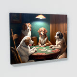 Dogs Playing Poker 97 Wall Art