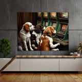 Dogs Playing Slot Machine 23 Wall Art