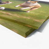 Dogs Playing Soccer 10 Wall Art