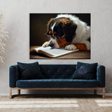 Dogs Reading Book 66 Wall Art