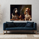 Dogs Smoking On A Bong 52 Wall Art